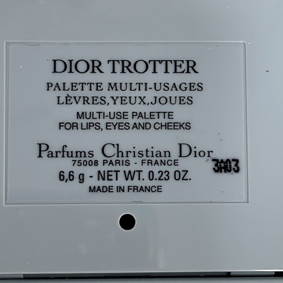 *RARE DIOR**TROTTER 2 BLUE PALETTE**Multi-Use Lips Eyes & Cheeks Batch Code 3A03 - Picture 5 of 9